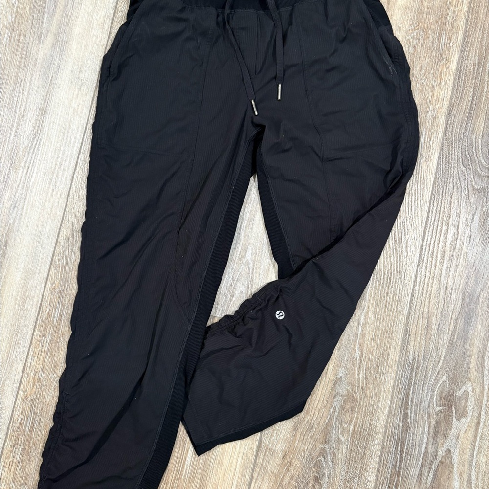 lululemon athletica women’s Black Drawstring Jogger Pants